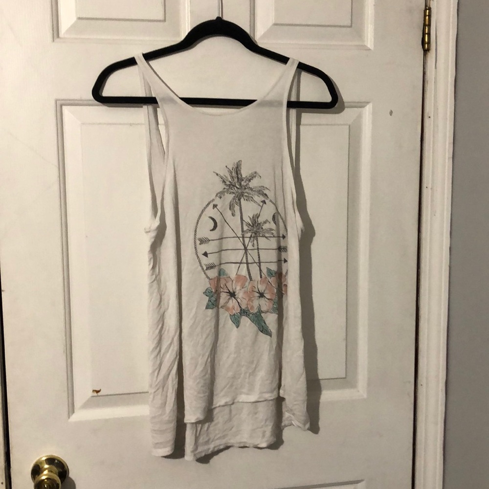 Mudd backless tank top